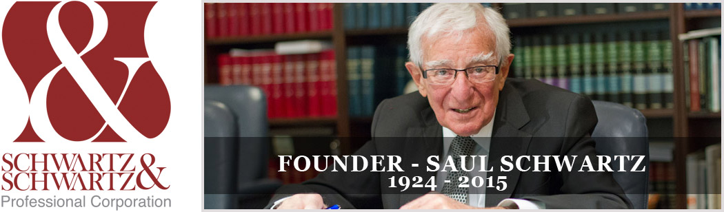 Founder Saul Schwartz 1924 - 2015